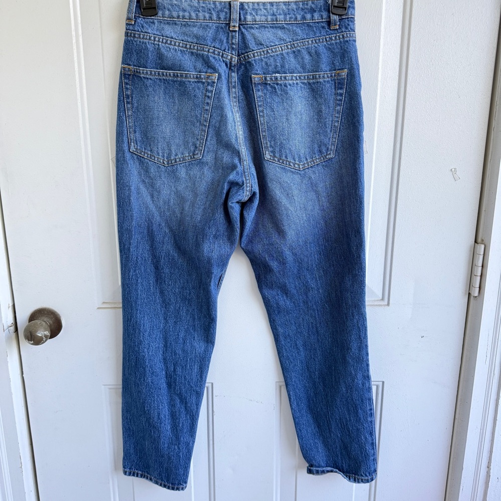 TOPSHOP Momโ Jeans | Size 26/30 | Classic High-Waist Fit - Picture 2 of 9